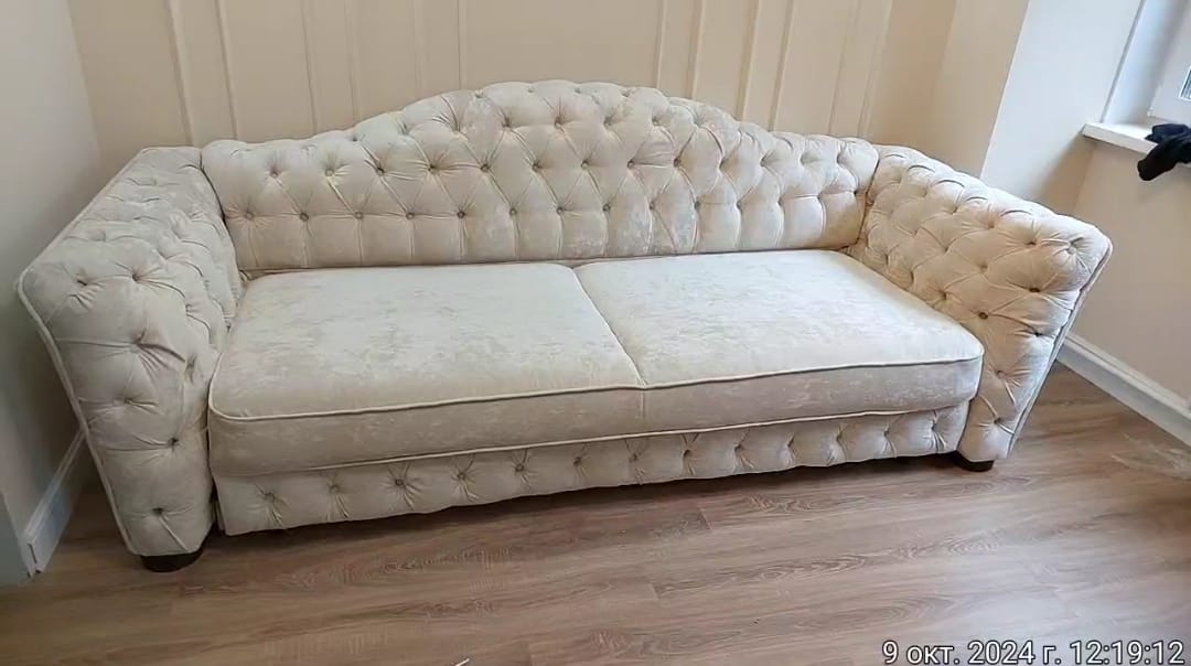 Замена обивки дивана на дому. Покровское-Стрешнево 